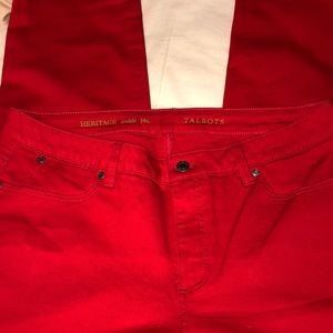 Talbots Heritage ankle jeans